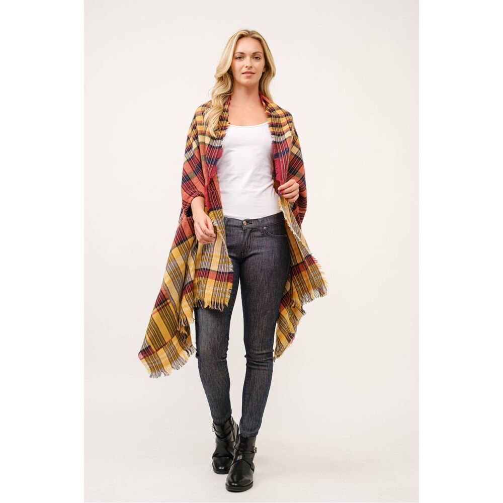 Mignon Wrap Shawl Ruana NEW